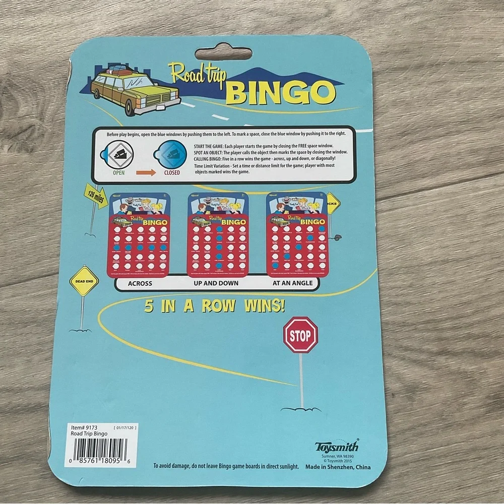 toy smith Road Trip Bingo brand new